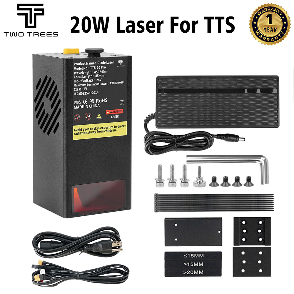 20W Laser Engraver Module Upgrade - Twotrees 20w módulo laser para TTS-55