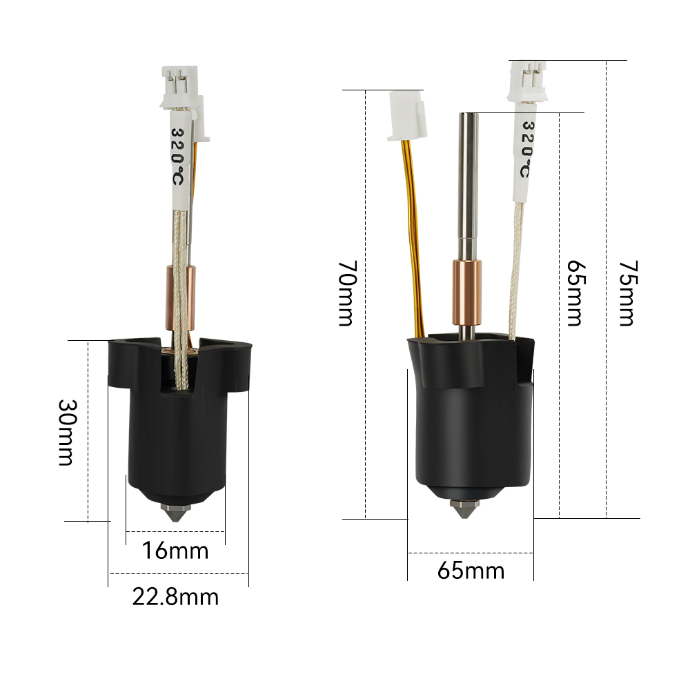 Para creality k1c/k1 max hoten - High Flow Ceramic Hotend avaliação e preço