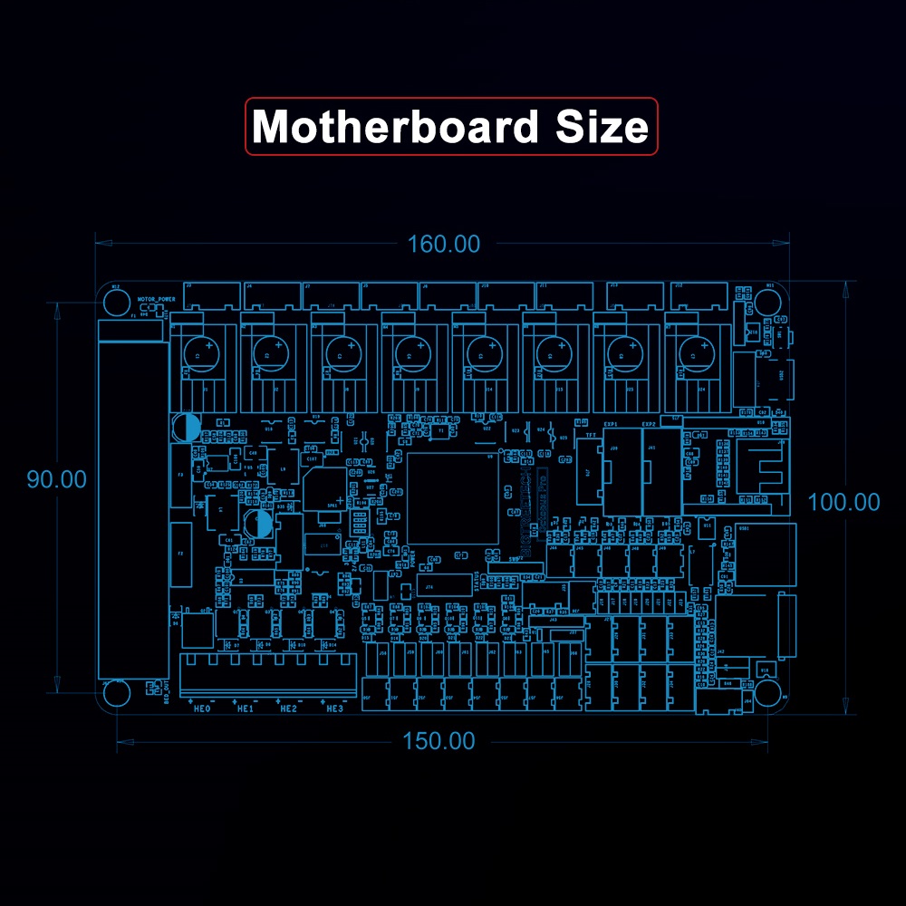 BIGTREETECH-Placa Mãe Impresso - Octopus Pro V1.1 Motherboard avaliação e preço
