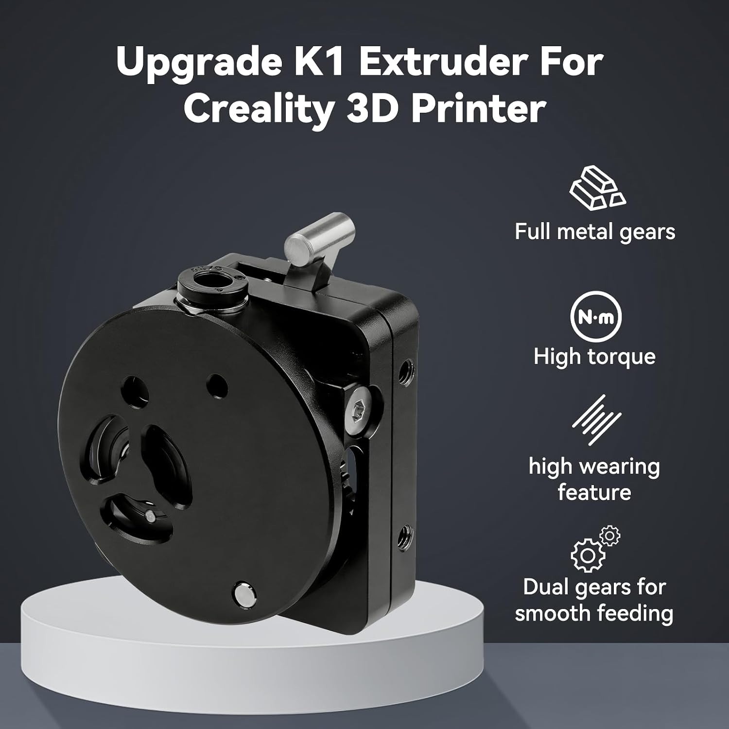 Kit de extrusão K1/K1 Max/K1C/ - Direct Drive Dual Gear Extruder High Speed avaliação e preço